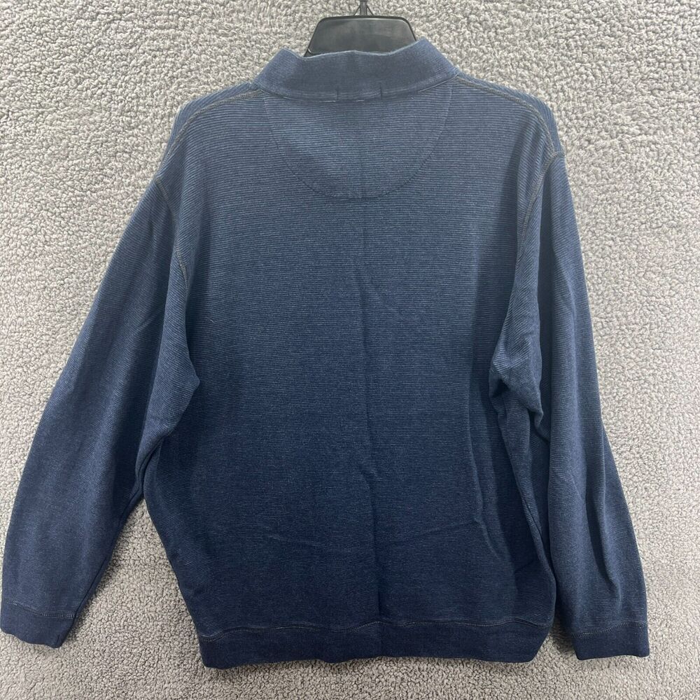 Peter Millar Pullover XL Blue Men's Ottoman Interlock 1/4 Zip Long Sleeve XL - Picture 6 of 12